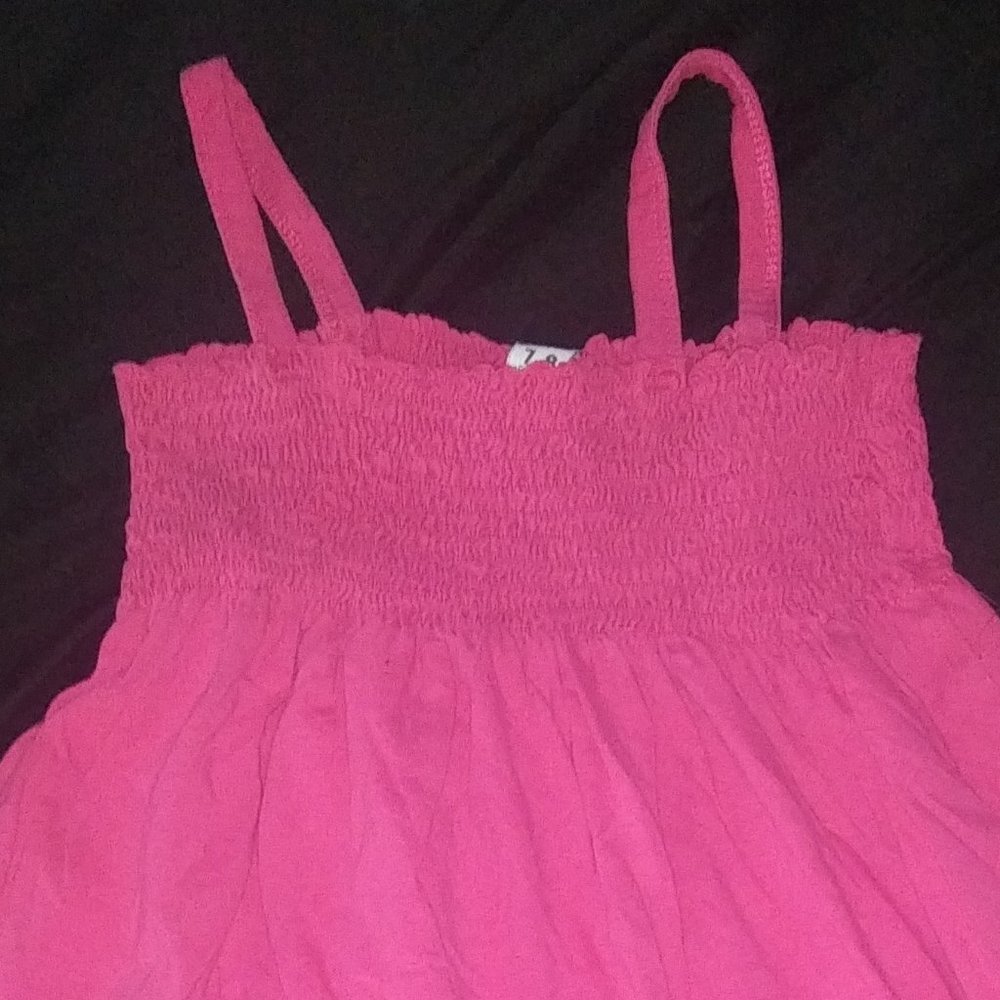 Little girls pink dress